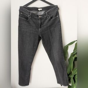 Eileen Fisher - Straight Leg Black Faded Jeans, Size 30